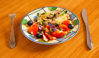 chicken casserole with vegetables