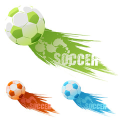 vector soccer background