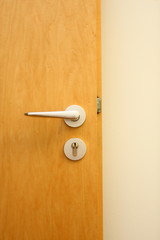 Obraz premium Holztür Garnitur Schloss 