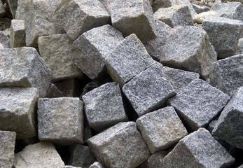 Pflastersteine - Granit - cobblestone - granite - granito