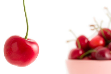 ciliegia sospesa ravvicinata