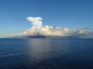 Obraz premium Ile de Moorea vue de la mer