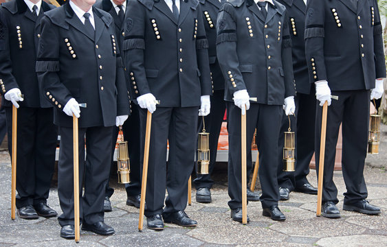 Volkstanzgruppe der Bergleute