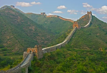 Aluminium Prints Chinese wall China and the great wall