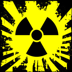 Fototapeta premium radioactive sign