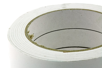 rouleaux adhésifs double face, fond blanc