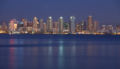 Fototapeta na wymiar San Diego City skyline