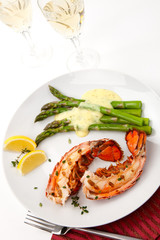 Grilled lobster tails