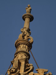 Detalle del pórtico de la Catedral Nueva de Salamanca