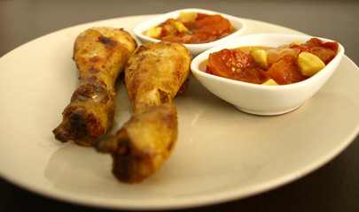 Scharfes Hähnchen