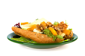 Bread roll with French cheese