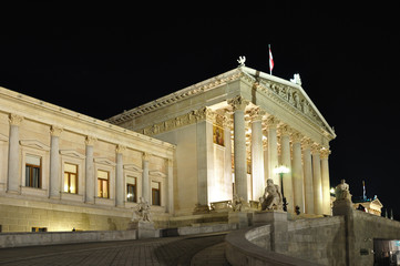 Obraz premium parlament wien