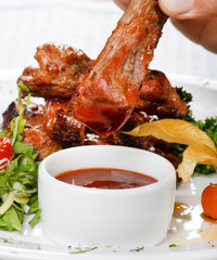 grilled ribs