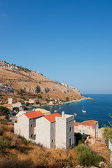 Traditional Mani village in Greece