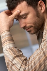 Obraz premium Man in trouble