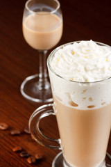 coffee with cream liqueur