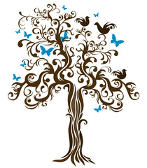 Tree with decoration