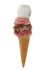 Eiscreme auf Stanitzel