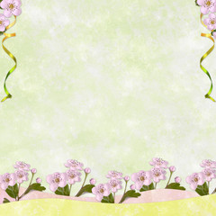 Background for congratulation  card