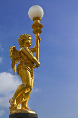 Roman style lantern holder