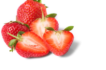 Fresh and tasty strawberries