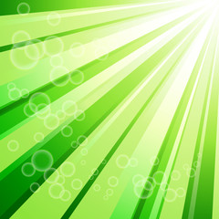 Green shiny background vector