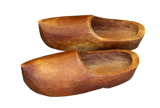 A clearance wooden shoe