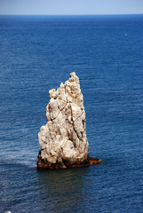 Крым, скала Парус