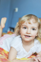 Fototapeta premium Beautiful little girl