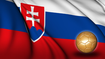 Slovakia soccer flag