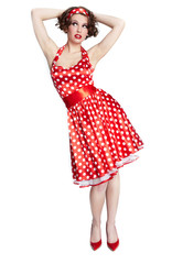 Pin-up girl. American style