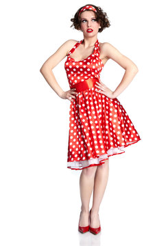 Pin-up girl. American style