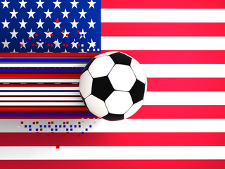Fototapeta premium soccer ball