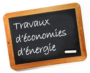 travaux d'économies d'énergie