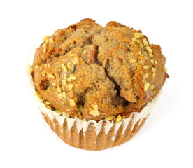 Large carrot cake muffin