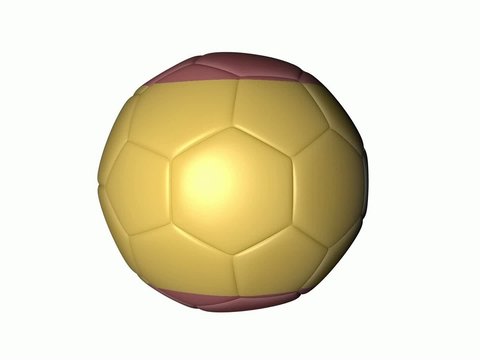 Balón futbol bandera españa