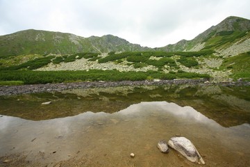 Fototapeta na wymiar Górski jezioro, Tatry