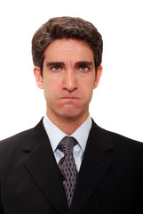 Angry businessman