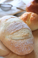 自家製のフランスパン