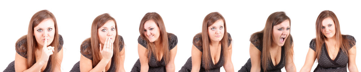 emotion set, isolated.