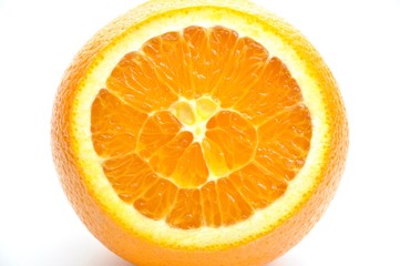 Isolated juicy orange