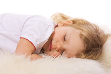 Obraz na płótnie Canvas Girl Sleeping