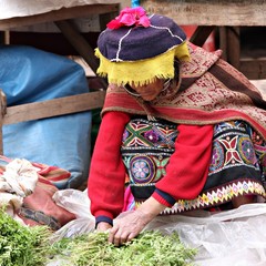Woman in Peru