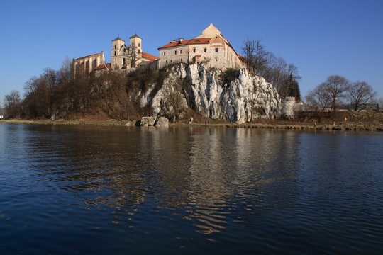 Fototapeta Tyniec - benedictine abbey, near Cracow, Poland