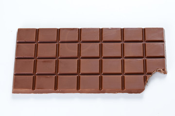 tasty chocolate with milk bar