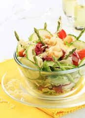 Fresh vegetable salad