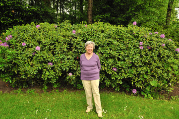 Senior Woman in the Garden 5