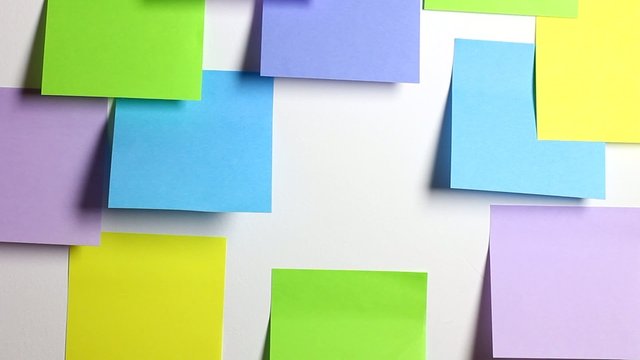 Taking attached sticky note
