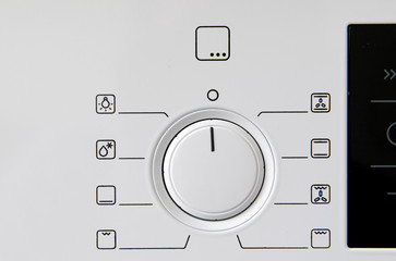 Modern kitchen stove control panel