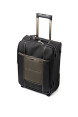 Suitcase isolated on white.